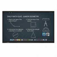 Tableau blanc interactif 85 86 pouces, tableau intelligent, tableau blanc numérique, écran tactile 4K, écran LCD pour équipement éducatif
