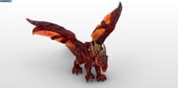 Vente en gros personnalisé grand modèle de dragon gonflable mauvais ancien ballon de dragon volant avec longue queue pour la décoration d'halloween