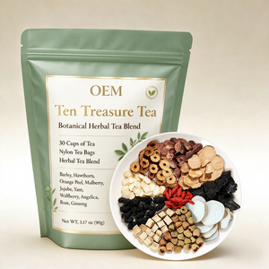 OEM ODM Suministro a Granel Té de Maca y Ginseng Personalizado Mezcla de Diez Tesoros en Bolsitas Herbales para el Cuidado Diario del Bienestar Nutricional - Product Image 1