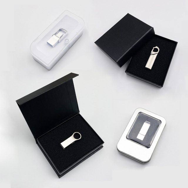 New Type-C Dual-Purpose Mobile Phone Computer Mini Metal Rotating High-Speed USB 32G/16G Flash Drive Model U-09 1-Year Warranty