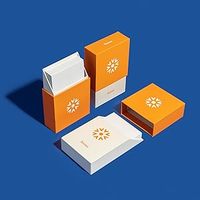 Jeu de cartes d'index à pois 3x5 pouces | 50ct d'épaisseur 350g Cartes à pois avec coins arrondis dans une boîte de rangement portable x