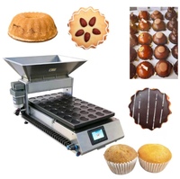 Machine à garnir les pâtes à gâteau multi-moules interchangeables, adaptée aux gâteaux, aux gâteaux de riz, aux biscuits, aux friandises pour animaux, etc.