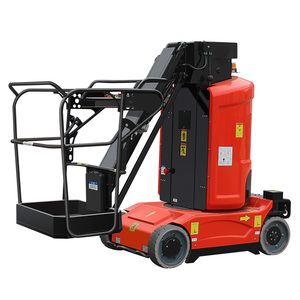 Plataforma Elevadora Móvil Eléctrica Hidráulica con Ruedas y Motor, Altura <span class=keywords><strong>de</strong></span> Elevación <span class=keywords><strong>de</strong></span> 11.2 m, Capacidad <span class=keywords><strong>de</strong></span> 200 kg para Uso <span class=keywords><strong>en</strong></span> Construcción - Product Image 4