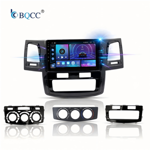 Autoradio Android BQCC 9 pouces Quad Octa Core avec Carplay, WIFI, GPS, 4G, BT, écran stéréo pour <span class=keywords><strong>Toyota</strong></span> Fortuner Hilux Revo Vigo 07-15 - Product Image 1
