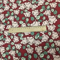 Tissu en coton de soie pur doux, élégant, sain, charmant, avec un motif floral imprimé spécial, pour femmes, dames, épouses, robes d'été, vêtements