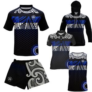 FQ NZ AU Custom Maori <span class=keywords><strong>Rugby</strong></span> League Jersey Shorts Uniformes de <span class=keywords><strong>Rugby</strong></span> Equipo de campo Entrenamiento Adultos Fuera del campo Camisetas de <span class=keywords><strong>Rugby</strong></span> para hombres - Product Image 1