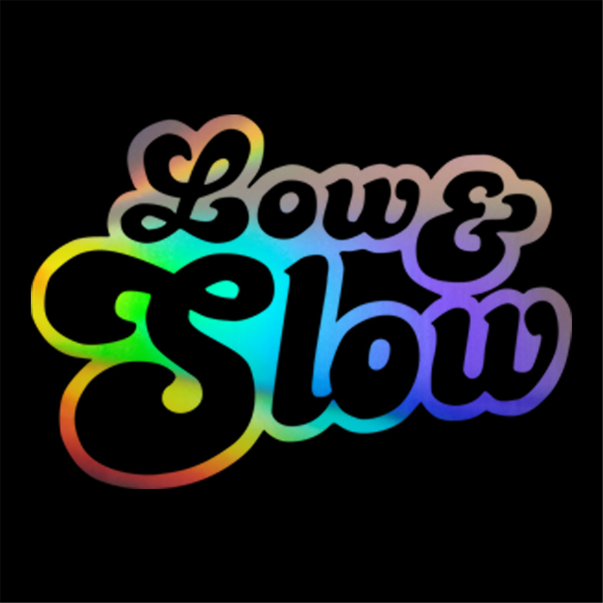 "Low Slow Slammed" Vinyl Decal Sticker For Car Window - Lowrider, JDM, Euro Tuning Style