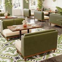 Combinaison Table et Chaises pour Restaurant Occidental, Café, ou Espace de Réception Commerciale – Personnalisation Disponible
