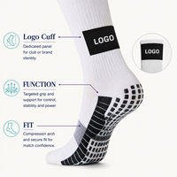 Chaussettes de football avec logo ODM pour les collections de merchandising des clubs, avec programmes d'achat en gros