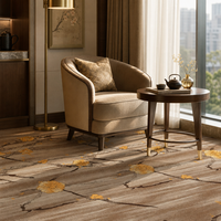 Tapis de chambre d'hôtel 5 étoiles, tapis en nylon imprimé, design personnalisé 3D de luxe