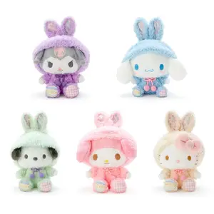 Оптовая продажа, набор Sanrio 15/30 см, высококачественные подарки, Kawaii Kuromi Cinnamoroll, мягкая плюшевая игрушка