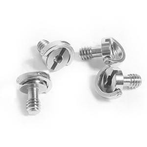 Placa de liberación rápida con anillo en D y tornillo de cámara de 1/4 OEM personalizado, adaptador plegable de acero inoxidable para trípode con tornillo de mariposa - Product Image 5