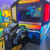 Máquina de Videojuegos Arcade de Disparos de Fantasmas para Dos Jugadores, de Metal y Plástico, Operada con Monedas, Diseño Nuevo, para Centros Comerciales