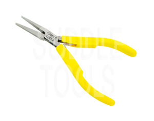 คีมปากแบนยาว LS Light Series รุ่นปากเรียบ ขนาด 125 มม. ทำจากสแตนเลส ด้ามจับยางกันลื่น สีเงิน/ทอง สำหรับงานดึงลวด รุ่น D - Product Image 2