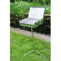 Barbecue de bateau marin ultraléger, pliable, en acier inoxydable, pour charbon de bois