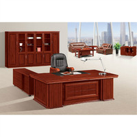 Design de table de bureau, table présidentielle, table de directeur général, mobilier de bureau de direction (FOHK-2855)