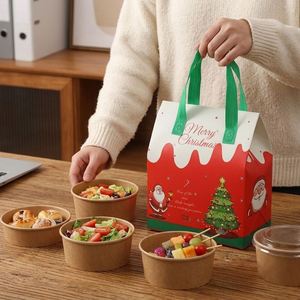 Bolsa Térmica Aislante Personalizada con Logotipo Navideño para Restaurantes y Cafeterías, Bolsa Refrigerante para Alimentos - Product Image 5