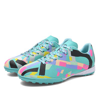 Crampons de football toutes saisons Crampons FG/TF Chaussures de football antidérapantes et absorbant les chocs pour hommes Semelle extérieure résistante à l'usure Chaussures de football