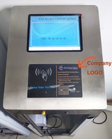 Terminal de Control de Acceso ESD con Pantalla Inteligente de 8 Pulgadas, Lector RFID de Red TCP/IP, Estación de Gestión de Datos con Informes en Tiempo Real