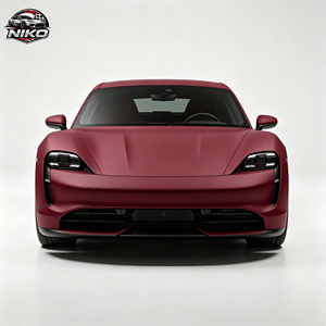 Film NIKO PET Super Mat Rouge Cerise, Vente en Gros, 1,52*30 Mètres, Matériau PVC, Design Personnalisé, Film Vinyle pour Enveloppement de Voiture - Product Image 1