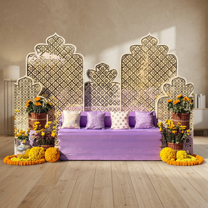 Golden Wedding <b>Frame</b> Iron Arch <b>Backdrop</b> Stand for Wedding Event Party Decoration Hotel Banquet Stage Decoration - Product Image 1