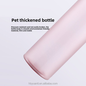 Lujo 250ml Flat Pink Pump Skincare Packaging Clear <span class=keywords><strong>Body</strong></span> <span class=keywords><strong>Oil</strong></span> and Lotion Bottle para crema facial MOQ 100PCs - Product Image 4