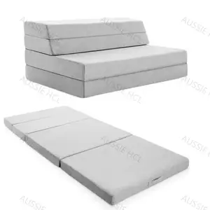 سرير قابل للطي مريح عالي الكثافة أريكة في صندوق طلب تبريد حجم كينج جل اللاتكس ذاكرة عبر الإنترنت