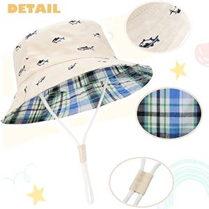 UPF 50+ <strong>Cute</strong> Summer Baby Boy <strong>Bucket</strong> <strong>Hat</strong> Wide Brim Toddler Sun Protection <strong>Hat</strong> with Daily Appeal Beach Baby Sun <strong>Hat</strong>