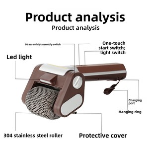 Brosse de nettoyage électrique sans fil pour barbecue transfrontalier, en acier inoxydable, pour grille de cuisson, rechargeable, portable et lavable - Product Image 3
