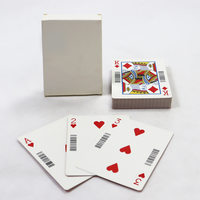Özel Baskılı Klasik Kaliteli Oyun Kartları Baskı Tasarımı Hile Önleyici Barkodlu Büyük Fontlu Poker Kartları Ücretsiz Aile Kullanımı
