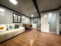 Maison préfabriquée de luxe, mini-maison prête à être expédiée avec 2 chambres, maisons modulaires, maisons préfabriquées chinoises