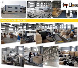 Fabricant d'usine, <span class=keywords><strong>meuble</strong></span> de télévision minimaliste naturel à 4 niveaux en bois manufacturé avec roues pour le salon - Product Image 5