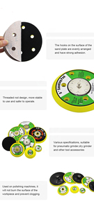 ODM工厂打磨抛光垫钩环背衬垫塑料背衬垫砂纸砂光机背衬垫汽车打磨垫 - Product Image 6