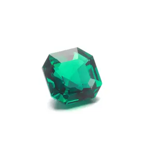 MEDBOO Schmuck Großhandel Große kunden spezifische Asscher Cut Lab Grown Sambian Emerald Preis Lose Edelsteine für die Schmuck herstellung