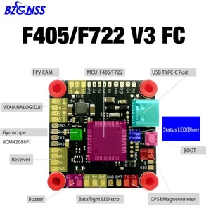 F405 55A ESC กองควบคุมการบินแบบบูรณาการ V3ถึง6S 4in1 30.5x30.5สำหรับฟรีสไตล์<span class=keywords><strong>7</strong></span>/8/9/10/11/13นิ้ว FPV Quadcopter Build - Product Image 4