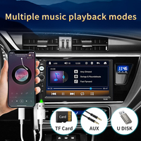 STWEI Autoradio multimédia MP5 7 pouces Écran tactile complet Radio Télécommande Bluetooth USB Lecture FM Lecteur stéréo Liaison téléphonique filaire