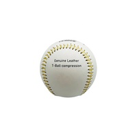 Balle de baseball de sécurité en cuir microfibre durable pour l'entraînement au T-Ball et la pratique avec les machines à lancer