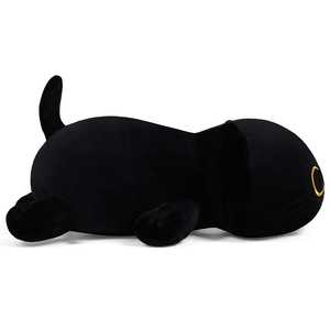 Peluche chat mignonne et douce en coton PP de 30 cm/11,8 pouces, jouet en peluche chat noir, coussin pour cadeau d'anniversaire, Halloween - Product Image 3