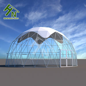 Carpa de Fiesta Transparente con Diseño Floral de 10m 15m, Tipo Domo Redondo con Estructura de Acero para Celebraciones Navideñas, Personalizable - Product Image 1