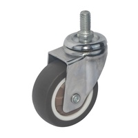 Roulette de meuble en Tpr, légère, silencieuse, douce, non marquante, 30mm, pour étagère à fleurs, roulette à roulement unique