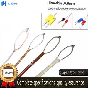 Sonde à film mince à jonction à souder en fibre de verre tressée de type K, fil de détection de thermocouple haute température HH-K-24 pour four SMT - Product Image 3