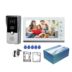 Sistem Interkom Video Pintu 2026 Terbaru, Mendukung Pembukaan Kunci, Kamera Pintu Tahan Air, Penglihatan Malam, Interkom Rumah/Vila - Product Image 1