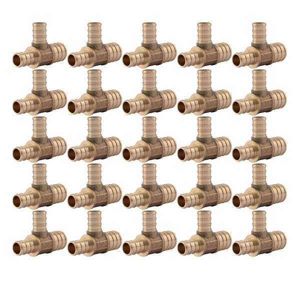 30 Pieces) 1/2" Brass PEX Fittings For 1/2 Inch PEX Pipe (10 - Elbow - View #7