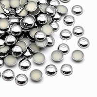 CY 9-1 Strass demi-ronds coréens à haute face en aluminium, strass thermocollants en vrac, directement de l'usine pour jeans, sacs et vêtements
