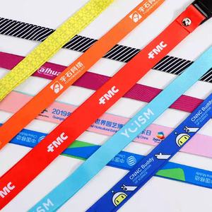 Lanière promotionnelle contemporaine personnalisée avec logo, en nylon souple et durable, imprimée en typographie, pour porte-clés et tour de cou, idéale pour les anciens étudiants - Product Image 4