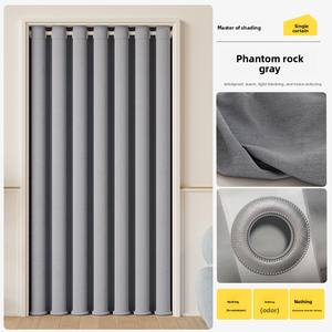 Nouveau rideau occultant double face de couleur unie, moderne, pour <span class=keywords><strong>salon</strong></span> et <span class=keywords><strong>cuisine</strong></span>, bloquant la lumière, isolant thermiquement et coupe-vent - Product Image 6