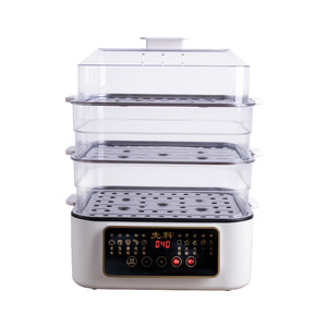 Электрическая пароварка с многоуровневой конструкцией, удобная в использовании, подходит для OEM-заказов, для приготовления на пару или варки на пару, для кухни. - Product Image 2