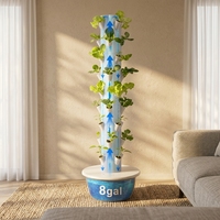 Système d'agriculture verticale hydroponique automatique Tru-Spring pour la maison avec pompe anti-UV, croissance plus rapide que dans le sol