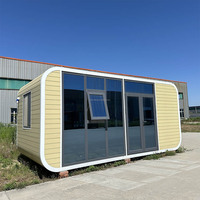 Villa Modulaire Préfabriquée Démontable de Conception Moderne, Type Cabine Apple, pour Maison, Bureau, Hôtel - Approvisionnement Direct Usine