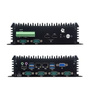 Mini <span class=keywords><strong>PC</strong></span> Industrial Sin Ventilador XLW 2 LAN 6 COM Intel Celeron J6412 de Cuatro Núcleos, HD VGA GPIO SIM, Win10 Linux - Product Image 2